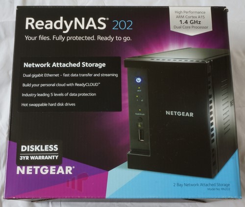 NETGEAR ReadyNAS 202 2-bay Network Attached Storage Device - Missing Remote