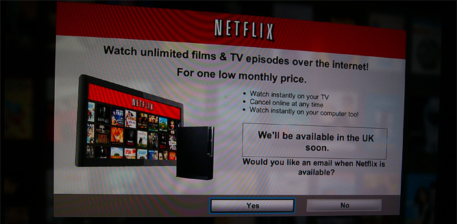 Netflix App hits PlayStation 3 in the UK - Missing Remote