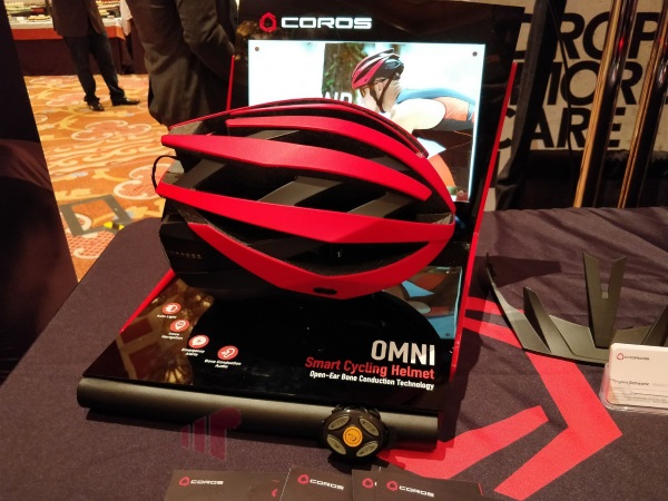 coros omni smart cycling helmet