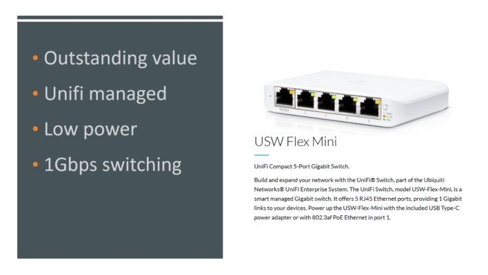  UniFi Switch Flex Mini : Electronics
